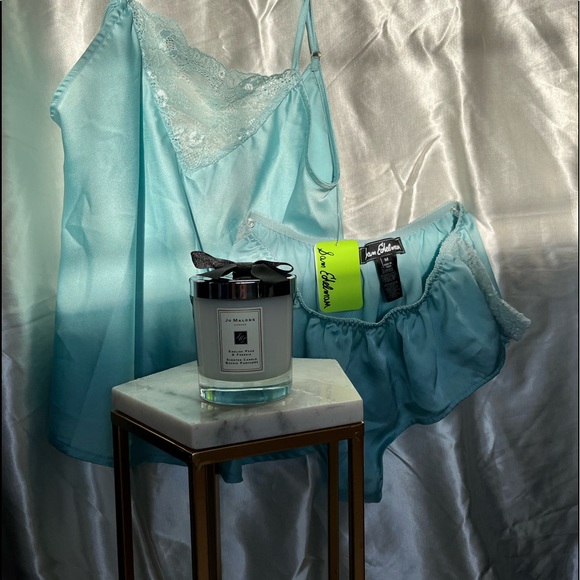 Jo Malone Candle and Sam Edelman 2pc Blue Cami and Undie - Picture 4 of 5